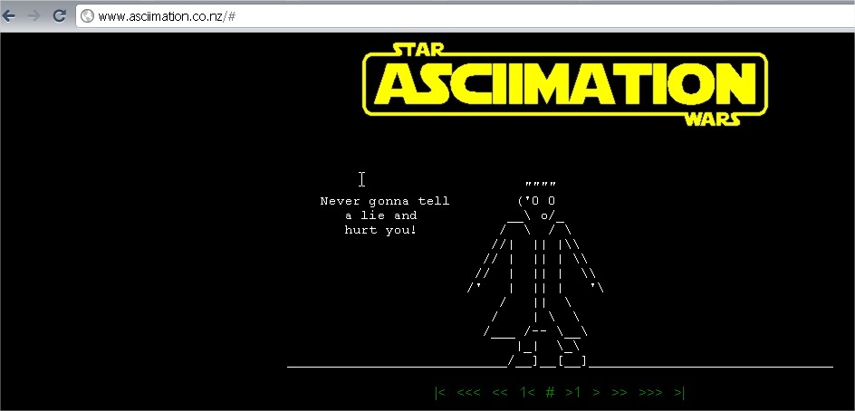 Watch Star Wars Movie In Command Prompt As Animation