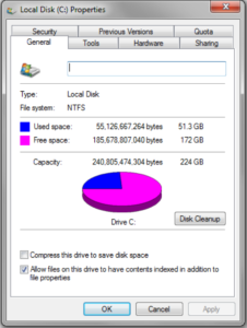 how to clear space on startup disk