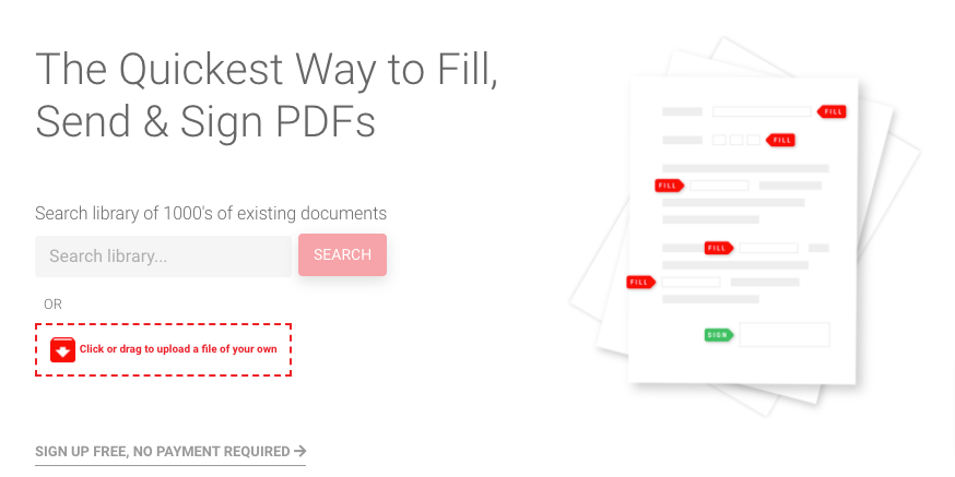 online pdf sign and fill free