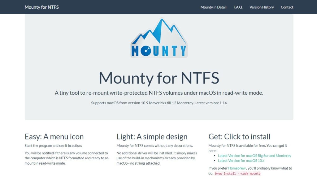 download mounty for mac