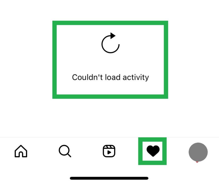 How to Fix Instagram "Couldn't Load Activity" Error? BlogSaays